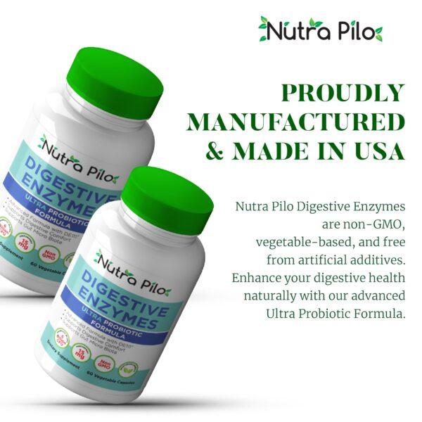 Nutra Pilo Digestive Enzymes supplement bottle Introduction.